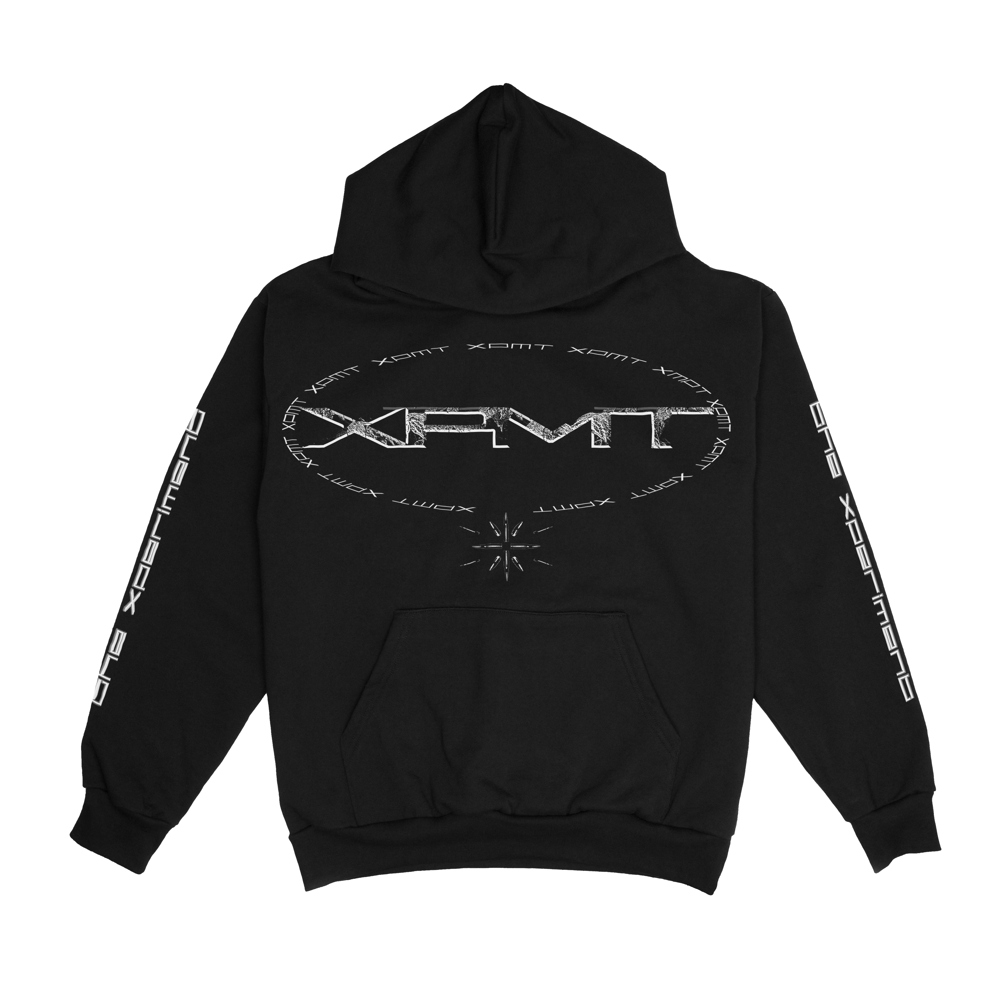 xpmt louder hoodie front 