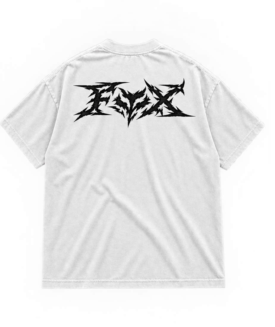 Ken Carson x Fox Racing White Tee Back