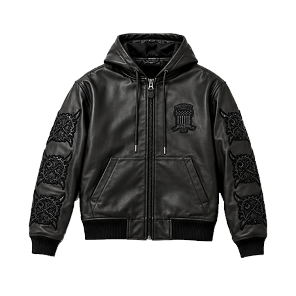 Avirex x Cartunez Leather Jacket