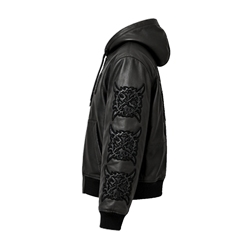 Avirex x Cartunez Leather Jacket Sleeve