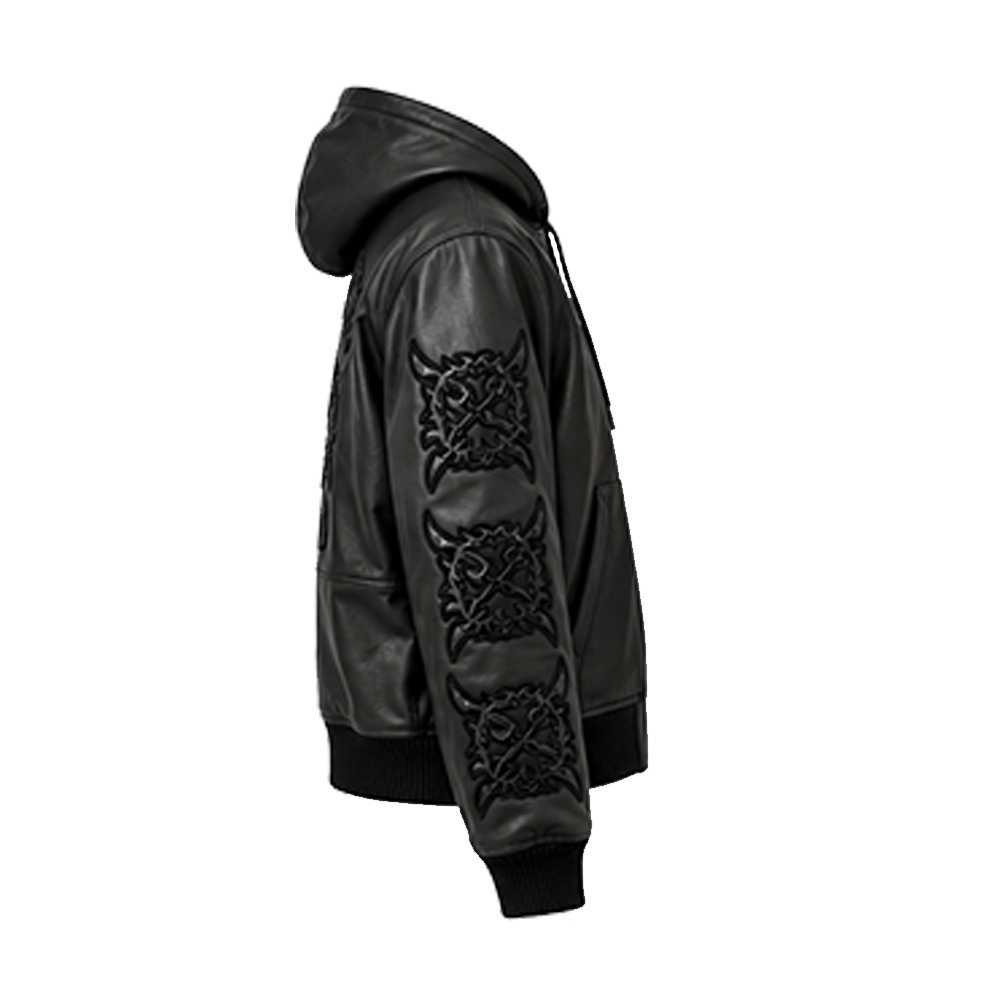 Avirex x Cartunez Leather Jacket Sleeve 2