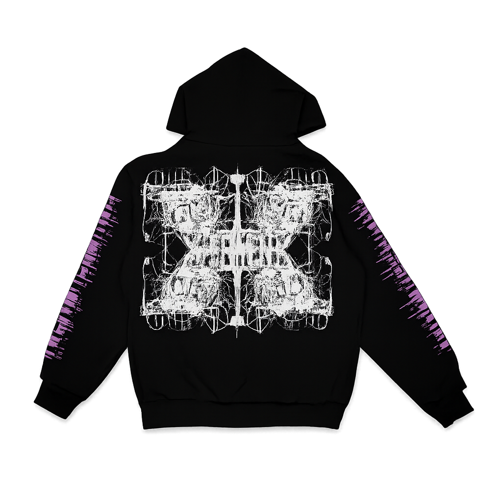 xperiment & tormented zip-up back