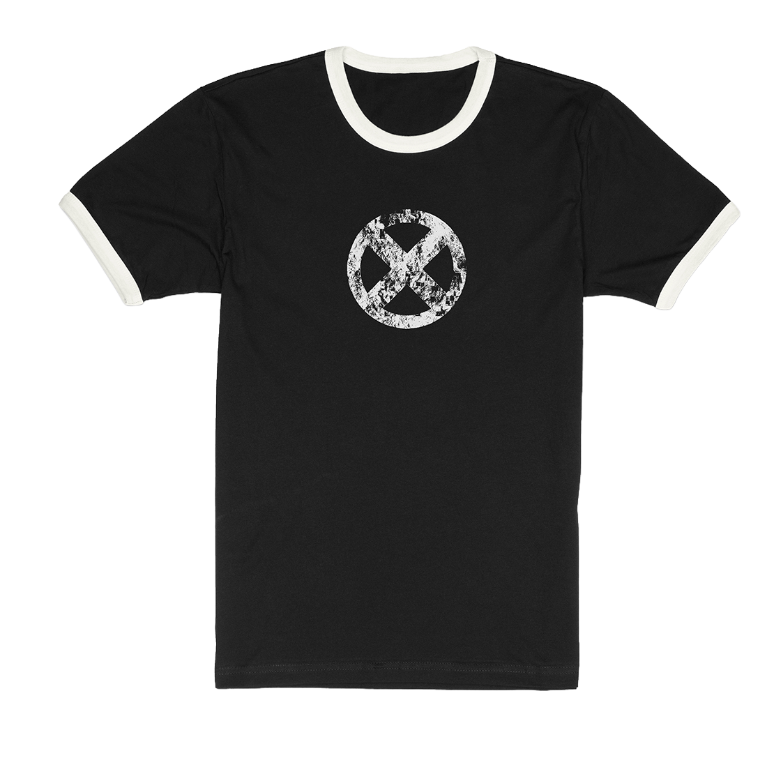 xman ringer t-shirt black